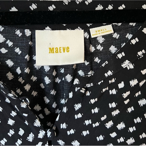 Anthropologie Maeve Lila Ruffle Tiered Button Down Tunic Top - Picture 5 of 8